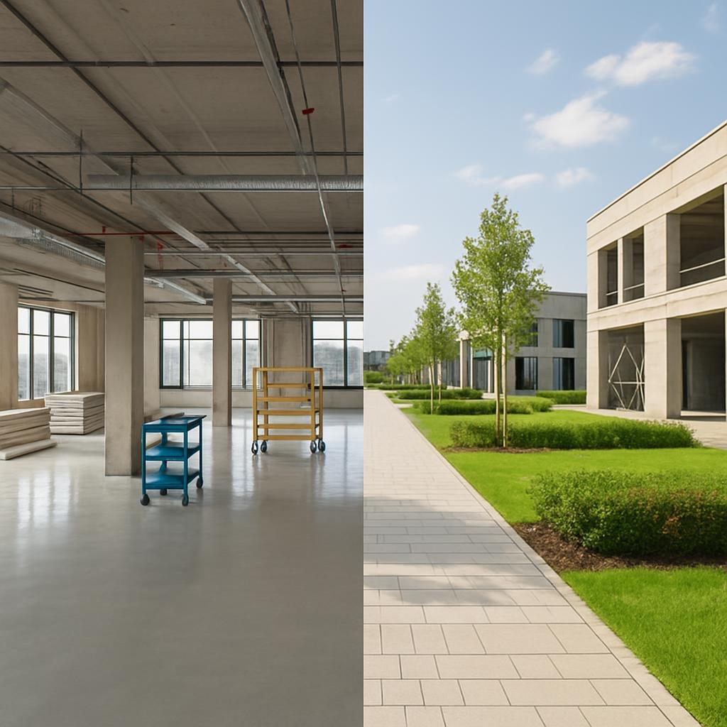 Bureau moderne et propre