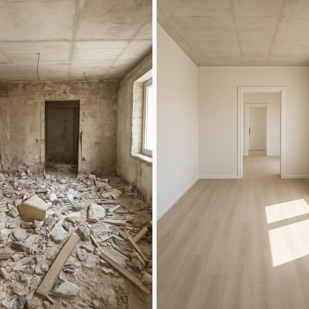 Nettoyage de fin de chantier